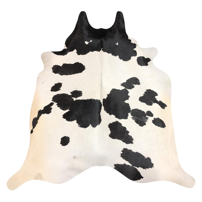 Natural Brazilian Ivory & Espresso Cowhide | Large