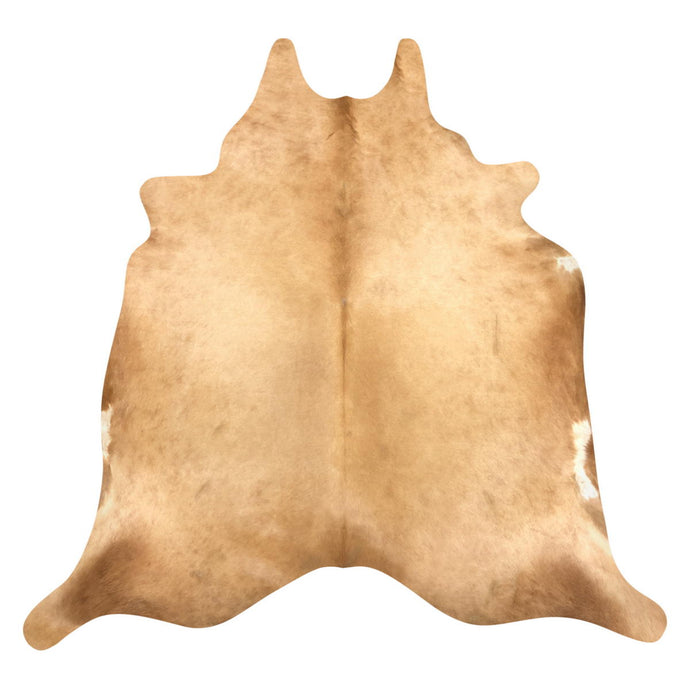 Natural Brazilian Caramel Cowhide | Medium