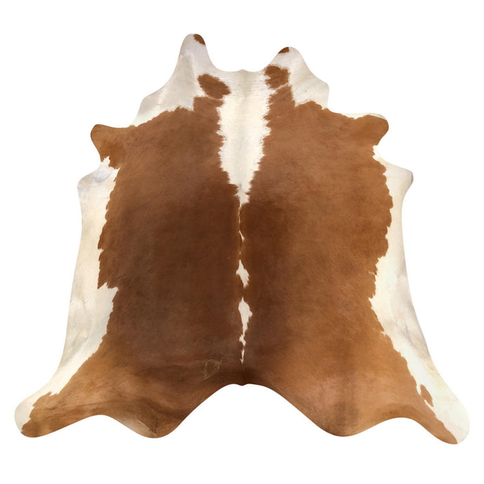 Natural Brazilian Hereford Cowhide | Medium